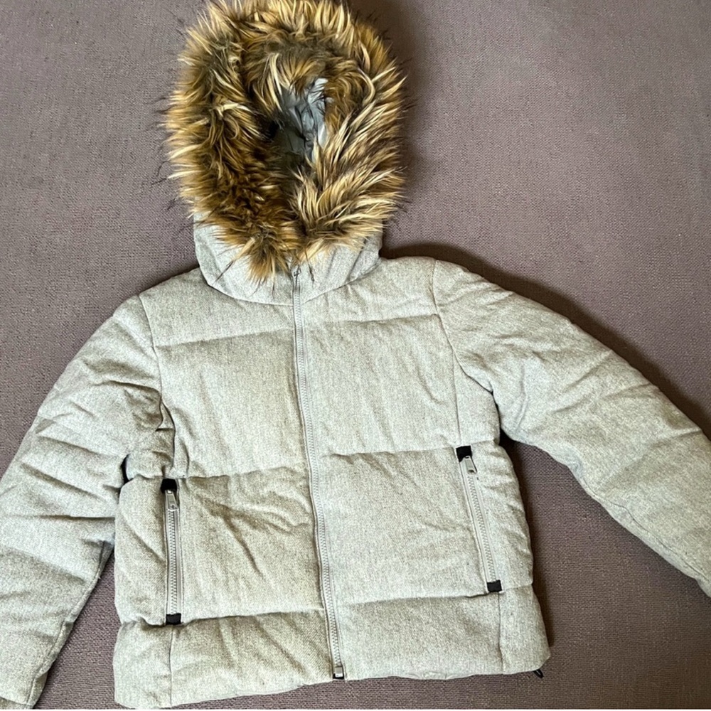 Gap Fur Hooded Jacket